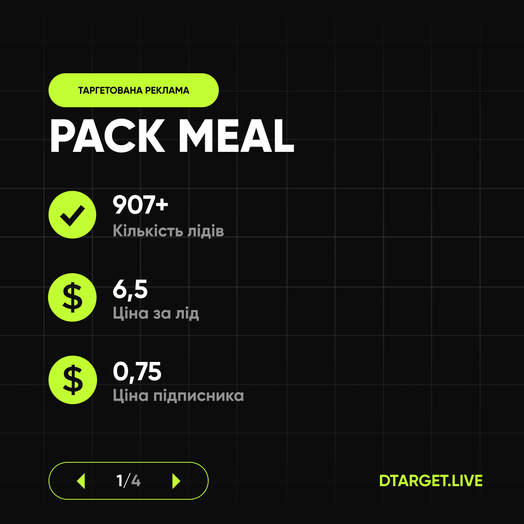 Pack Meal statistics
